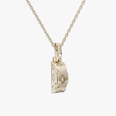 Champagne Floral Gold Pendant
